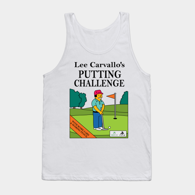 Lee Carvallo's Putting Challenge OG - Simpsons - Tank Top | TeePublic